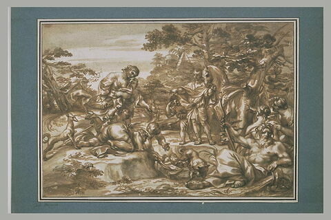 Romulus et Rémus trouvés sur le bord du Tibre, image 2/2