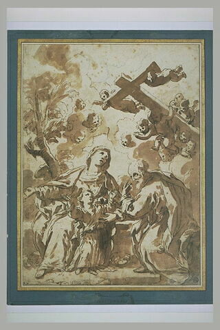 La croix apparaissant au Christ enfant entouré de la Vierge et de Joseph, image 2/2