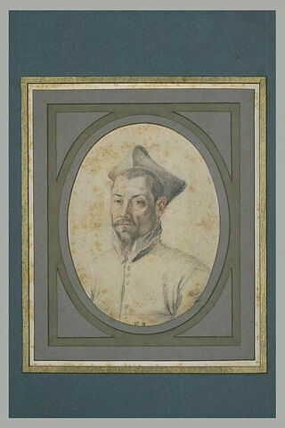 Portrait d'homme avec moustache, barbe et bonnet carré, image 3/3