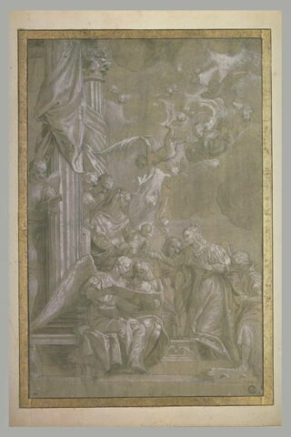 Les anges célébrant le mariage de sainte Catherine d'Alexandrie, image 1/1