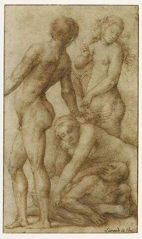 Composition allégorique avec quatre figures nues, image 1/2