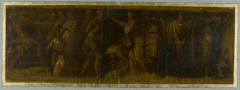 Famille de Darius devant Alexandre, et trophées