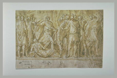 Scaevola traversant le Tibre pour se rendre auprès du roi Porsenna, image 2/2