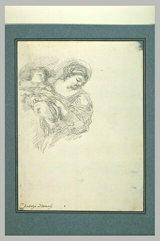 La Vierge tenant l'Enfant Jésus, image 1/1