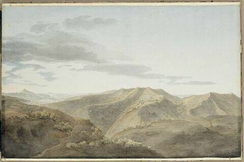 Vue des hauteurs de Monte-Zemolo le 15 avril 1796