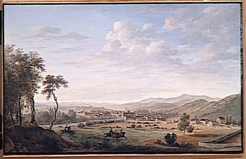 Vue du village de Carcare le 12 avril 1796