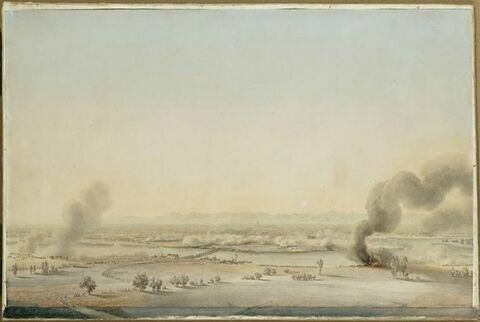 Attaque et prise de la tête de pont sur le Pô près de Plaisance, par les troupes françaises, 5 juin 1800