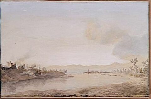 Vue de Castelletto et de Sesto-Calende le 1er juin 1800, image 1/1
