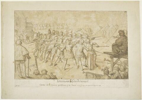 Tournoi de Sandricourt, combat du 16 septembre 1493, image 1/2