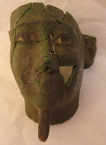 figurine ; masque de momie