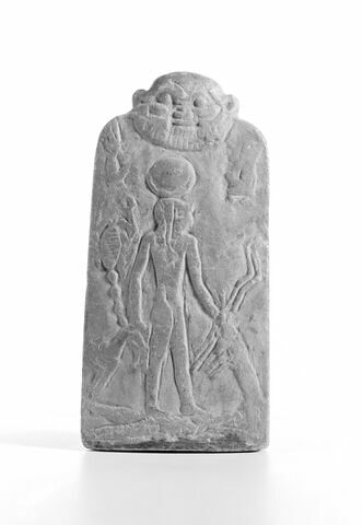 stèle d'Horus ; stèle miniature, image 1/2