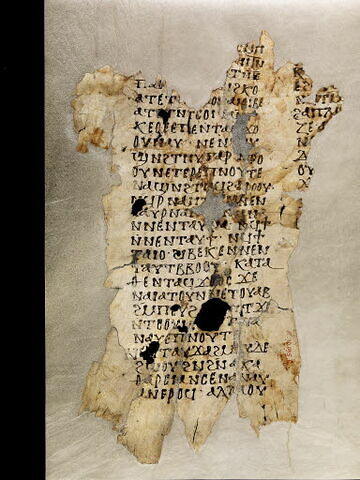 feuillet de codex ; fragments