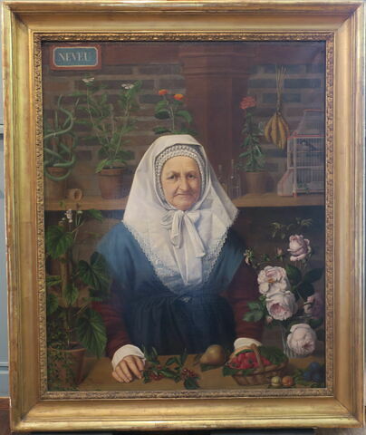 Portrait de Madame Neveu, fleuriste et marchande de fruits, image 1/1