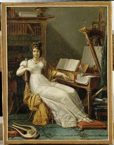 Portrait de femme au piano forte, image 1/3