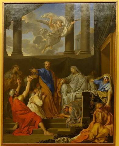Saint Pierre ressuscite la veuve de Tabithe, image 1/1