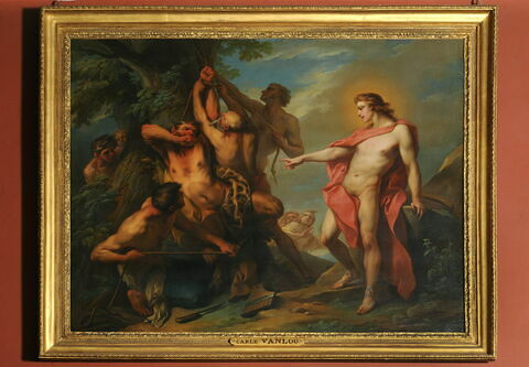 Apollon fait écorcher Marsyas