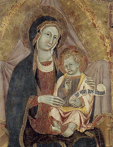 Triptyque (La Vierge et l'Enfant ; saint Pierre ; saint Bernardin de Sienne), image 3/3