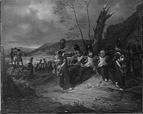 Le Repos pendant la Bataille, dit aussi Grenadiers, image 3/3