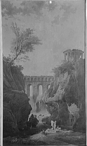 L'Été. Baigneuses dans un paysage avec aqueduc et temple rond, image 2/2