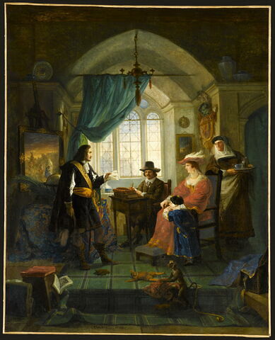 Rembrandt dans son atelier, image 1/2