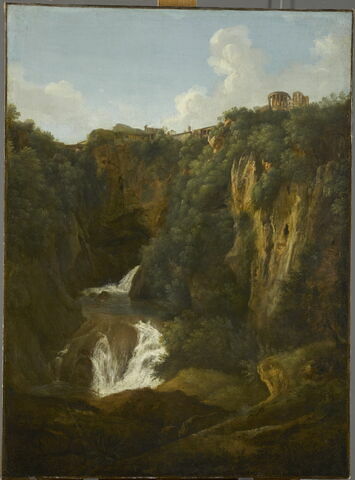 Le Temple de la Sibylle et les cascades de Tivoli