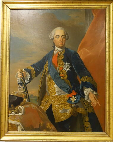 Portrait de Louis XV, vu à mi corps, image 1/3