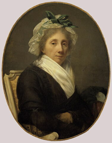 Portrait de Jeanne-Marie Mercier, mère de l'artiste