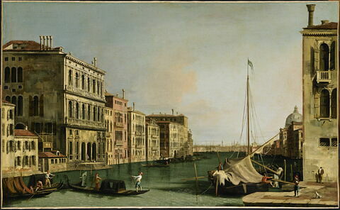 Vue du palais Cornaro à Venise
