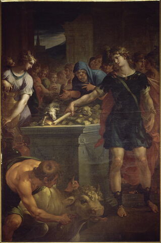 Sacrifice des Thessaliens sur le tombeau de Néoptolème, image 1/2