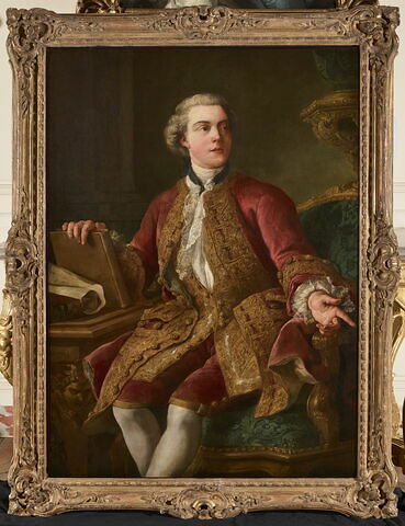 Portrait de M. Abel-François Poisson de Vandières, marquis de Marigny, directeur Général des Bâtiments du Roi (1727-1781), image 2/4