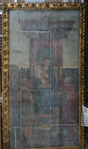 La Vierge sur le trône avec saint Pierre et saint Paul