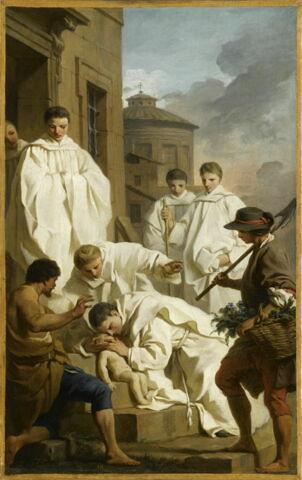 Saint Benoît ressuscite un enfant