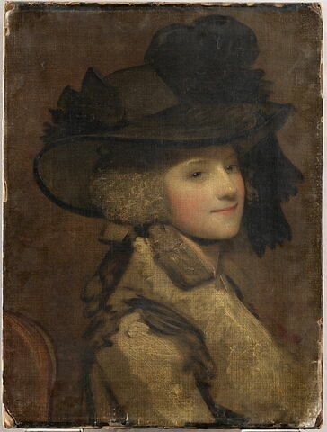 Portrait de femme au chapeau noir, image 1/3