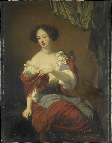 Portrait de Louise de Keroualle (1649-1734), duchesse de Portsmouth, dit autrefois Portrait de Marie-Angélique de Scoraille (* 1681), duchesse de Fontanges, maîtresse de Louis XIV, image 1/2