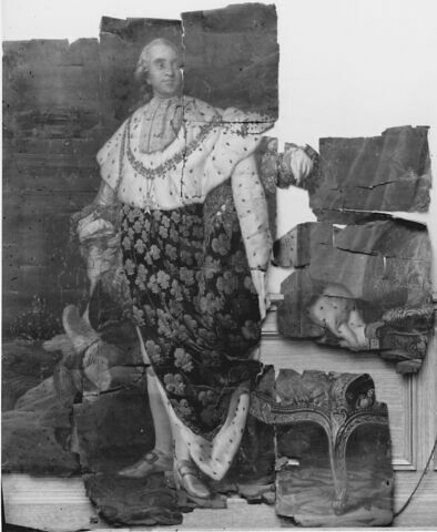 Louis XVI (1754-1793), roi de France.Portrait en pied, en costume royal., image 1/1