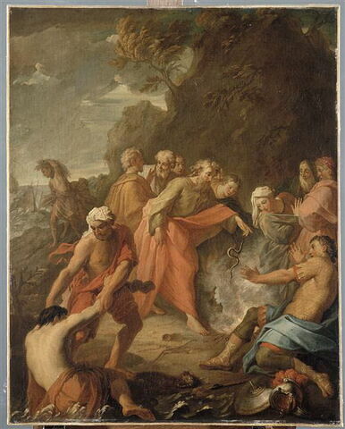 Saint Paul à Malte rejette dans le feu une vipère, image 4/4