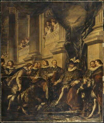 Premier chapitre de l'Ordre du Saint-Esprit tenu par Henri IV dans l'église du couvent des Grands-Augustins à Paris (8 janvier 1595)