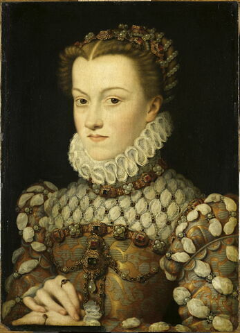 Élisabeth d'Autriche (1554-1592), reine de France, femme de Charles IX.