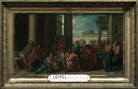 Alexandre Sévère faisant distribuer du blé au peuple de Rome dans un temps de disette, image 2/2