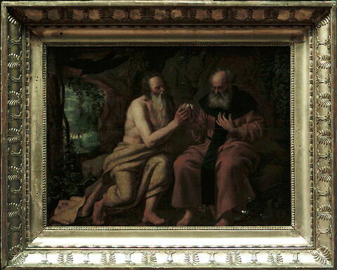 Saint Antoine et saint Paul ermites nourris par un corbeau, image 3/3