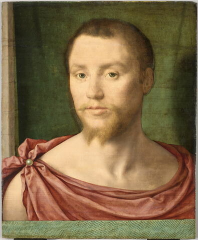 Portrait d'homme à l'antique, dit autrefois Portrait d'un Dinteville. Fragment?
