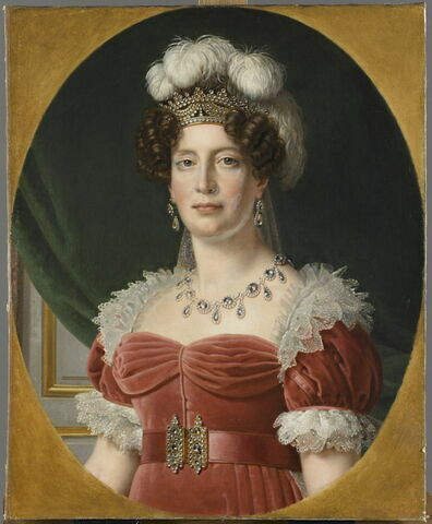 Portrait en buste de Marie-Thérèse Charlotte de France, duchesse d'Angoulême, image 2/2