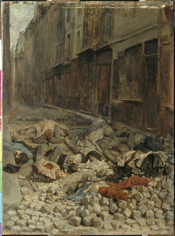 La Barricade, dit aussi Souvenir de guerre civile. Juin1848