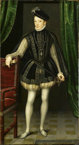 Charles IX (1550-1574), roi de France.