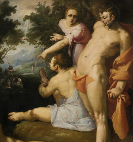 Le Baptême du Christ, 1588, image 2/7