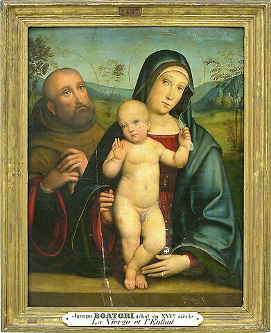 La Vierge et l'Enfant avec saint Antoine abbé, image 3/4