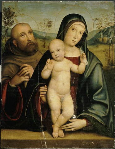 La Vierge et l'Enfant avec saint Antoine abbé, image 4/4