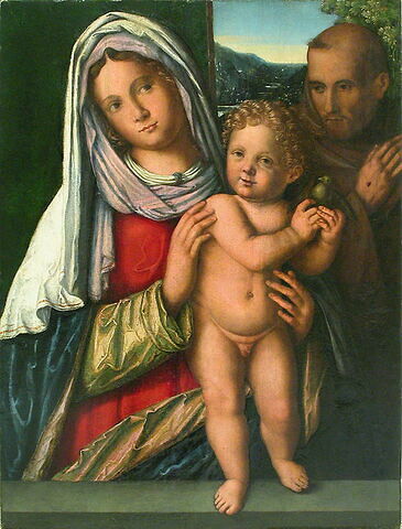 La Vierge et l'Enfant avec saint François, image 2/4