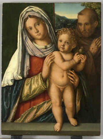 La Vierge et l'Enfant avec saint François, image 1/4