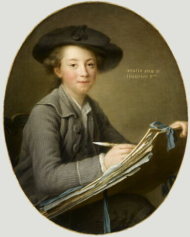 Le peintre Germain-Jean Drouais (1763-1788) à l'âge de quinze ans